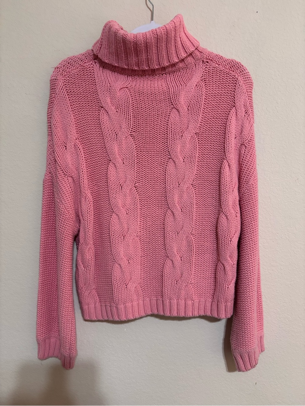Pink Turtleneck